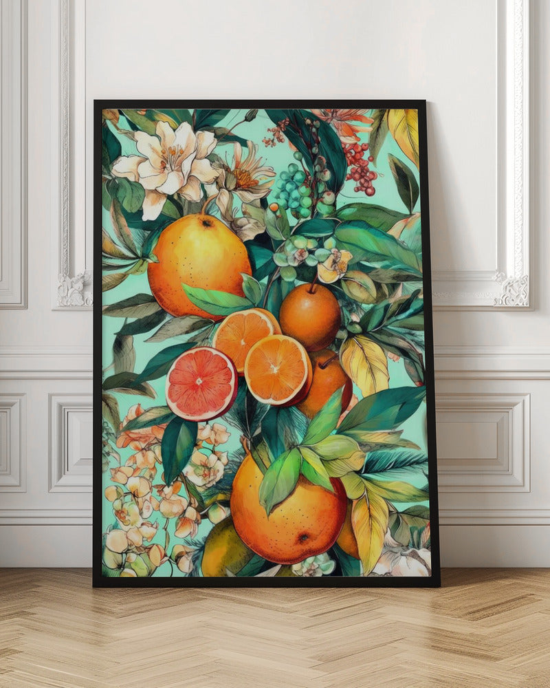 Flowers and fruits 2 Poster