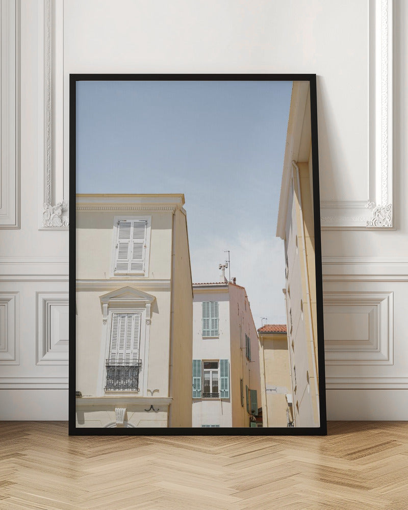 Streets of Menton Poster