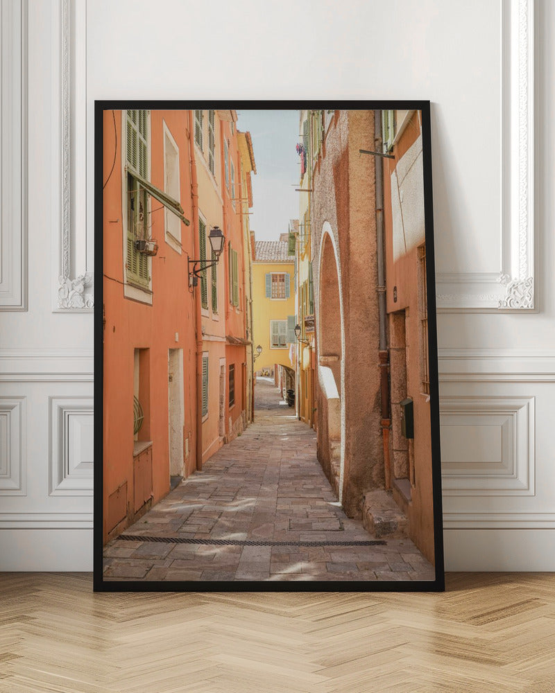 Streets of Menton Poster
