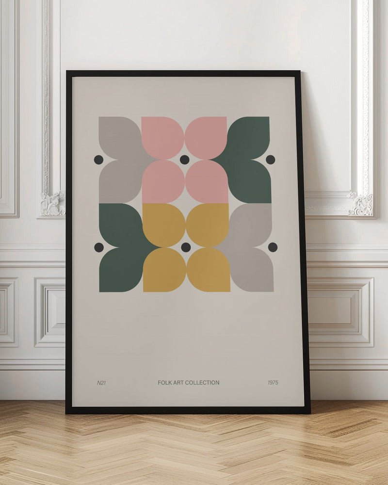 Modern folk art collection no 21 Poster