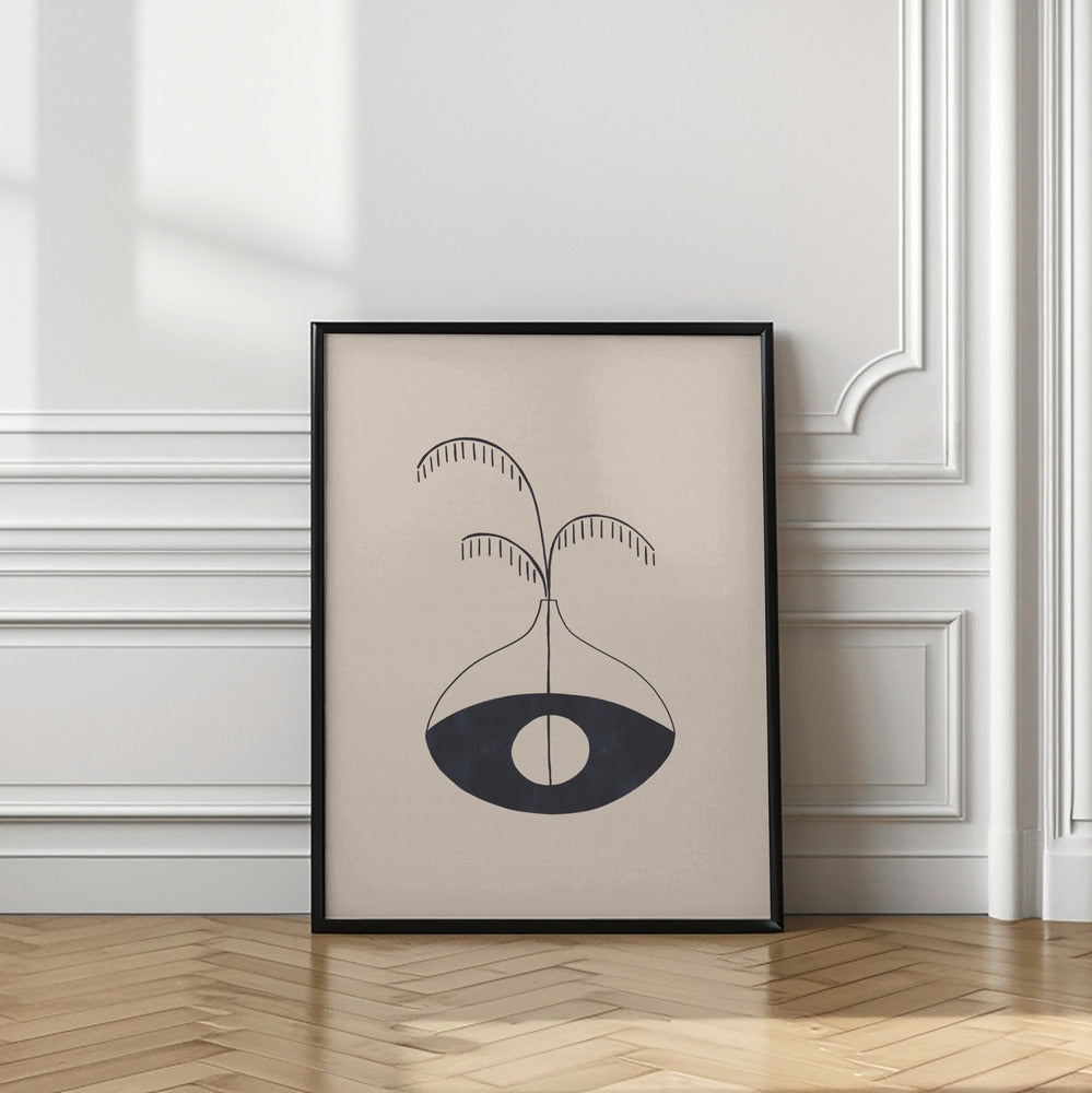 Evil Eye Vase Poster