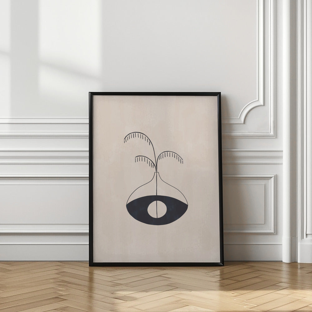 Evil Eye Vase Poster