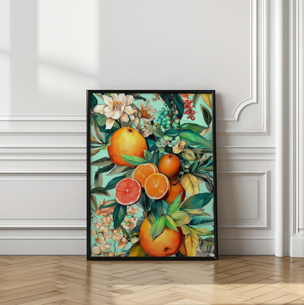 Flowers and fruits 2 Poster