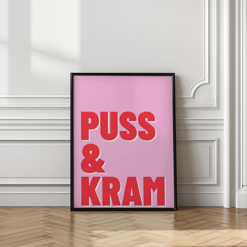 Puss och Kram Poster