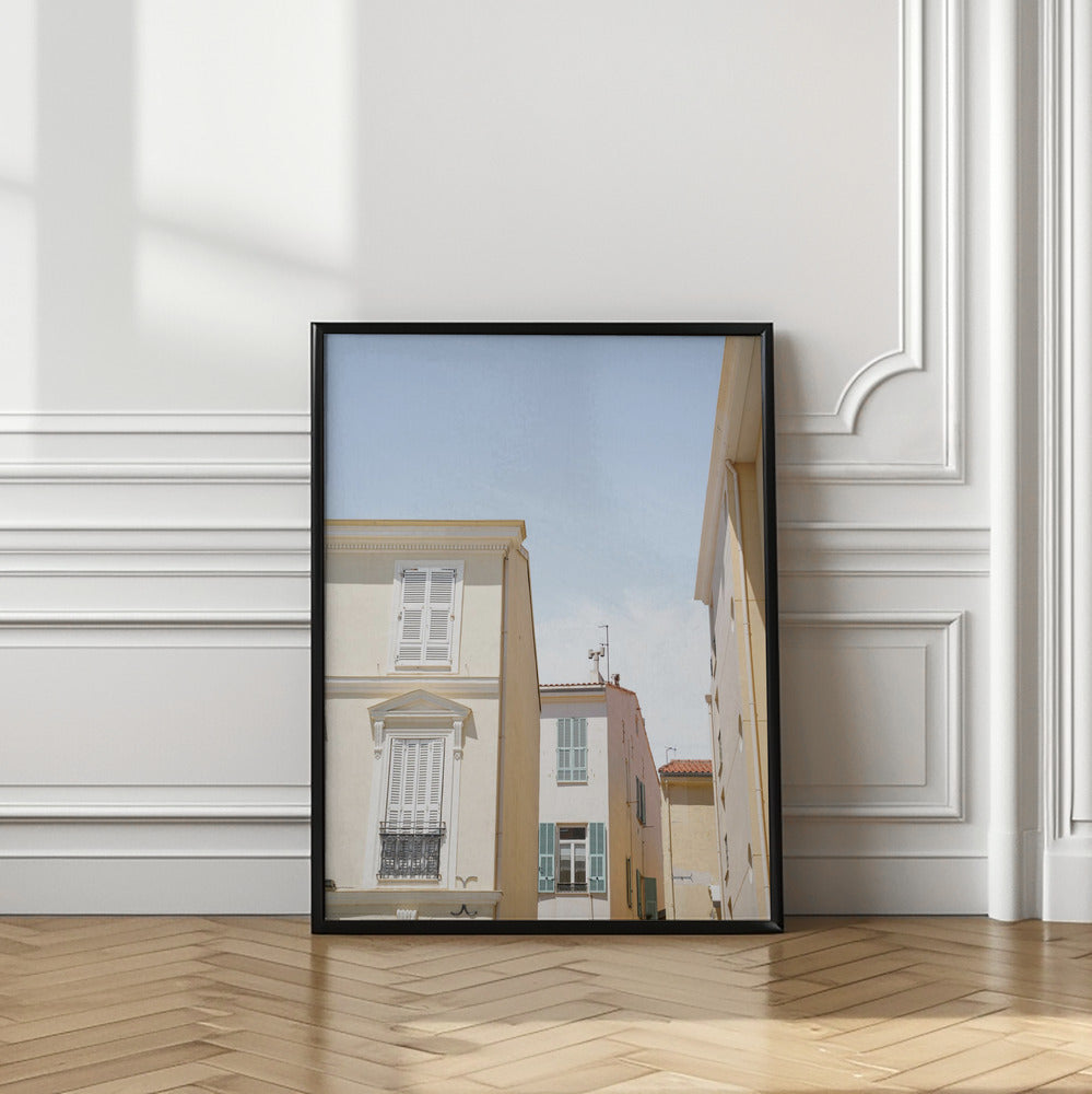 Streets of Menton Poster
