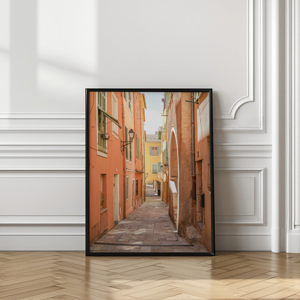 Streets of Menton Poster