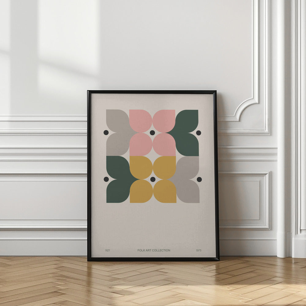 Modern folk art collection no 21 Poster