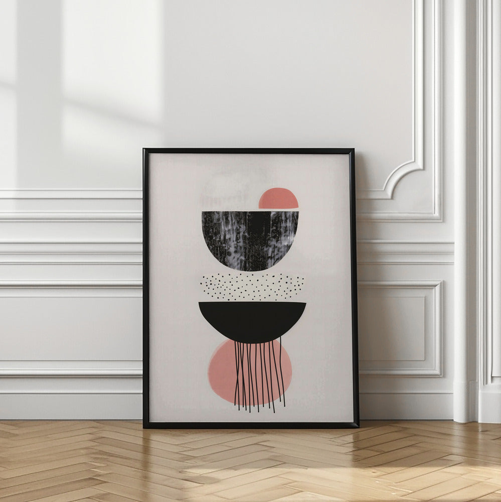 Abstract Minimalist Shapes No 5 Poster