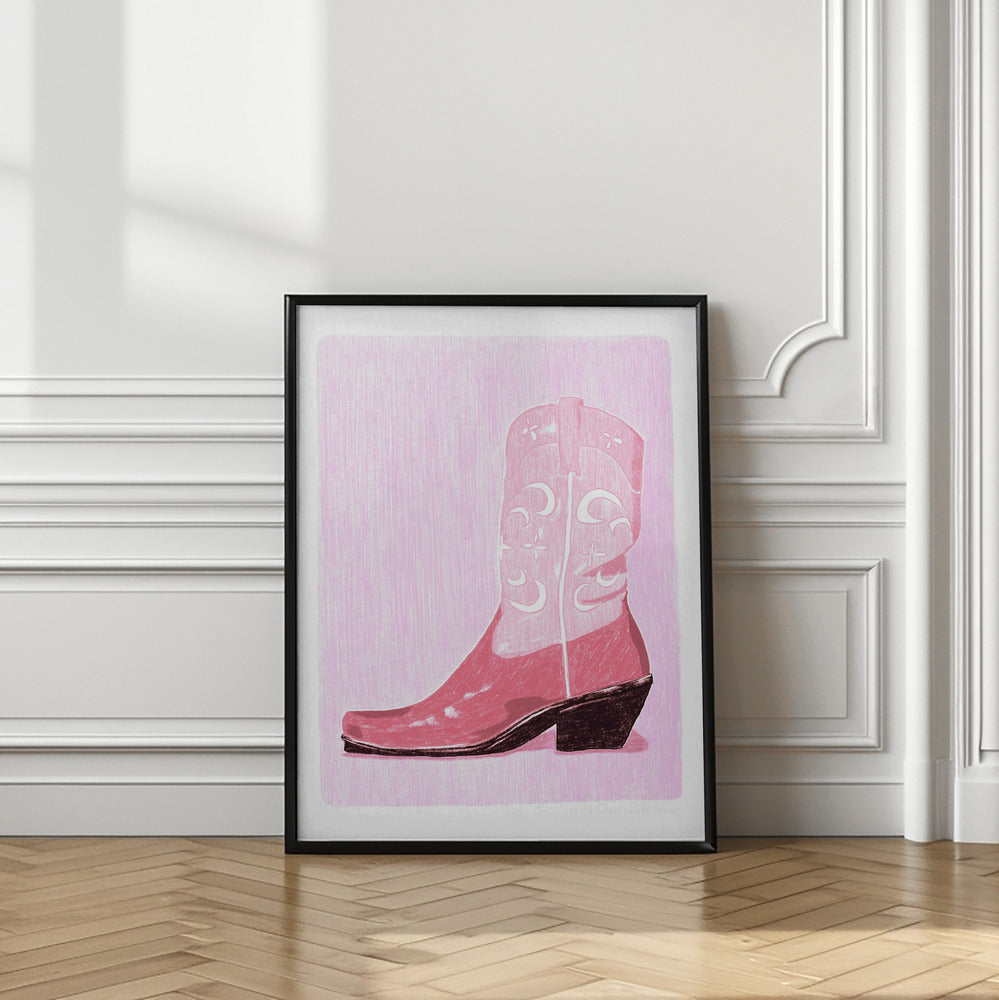 P&c Cowgirlboot Poster