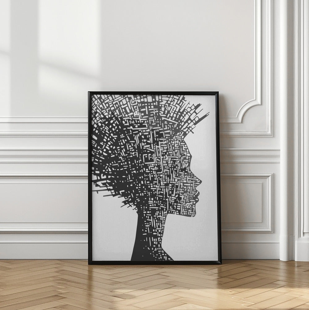 Face In Profile Poster
