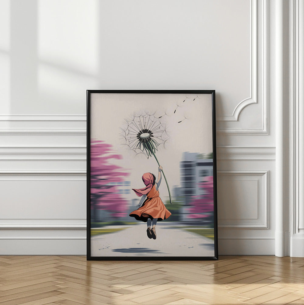 Dandelion Flight Poster