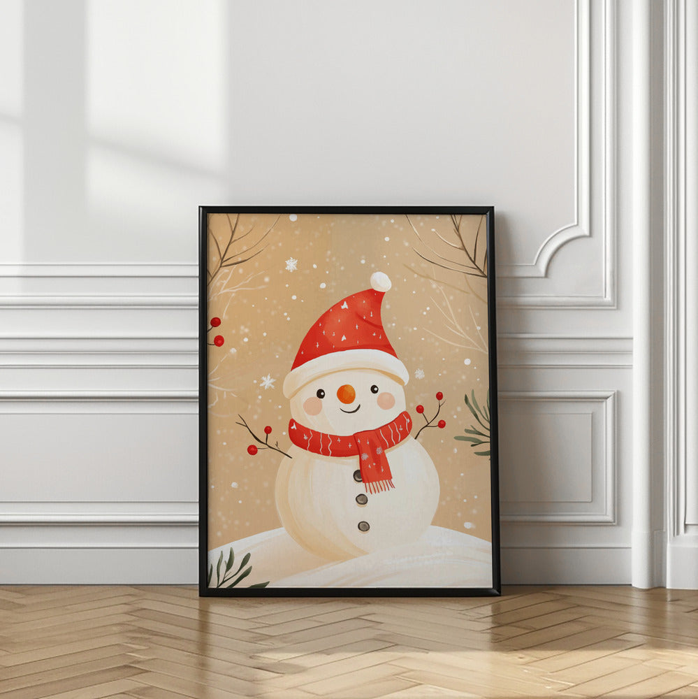 Christmas Snowman Poster