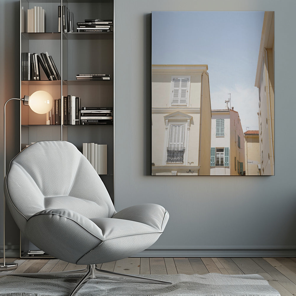 Streets of Menton Poster