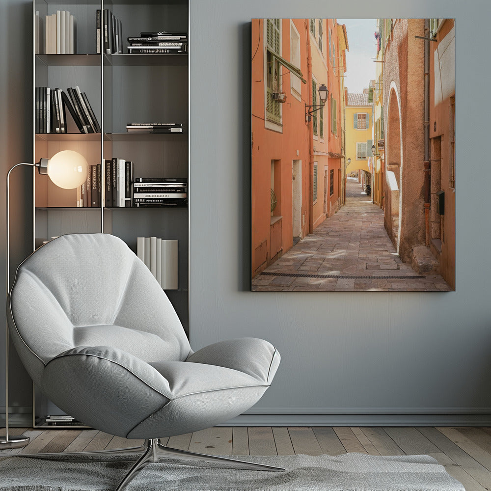 Streets of Menton Poster