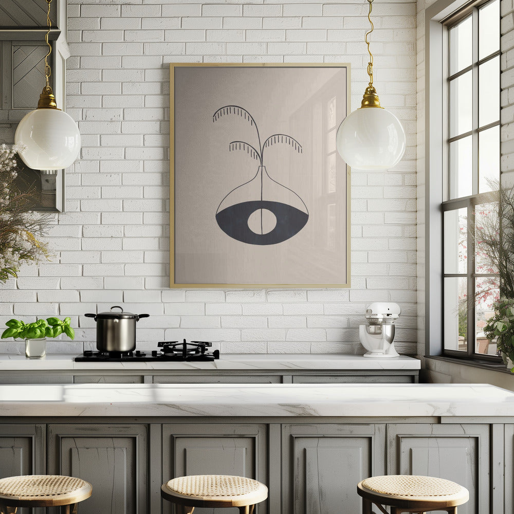 Evil Eye Vase Poster