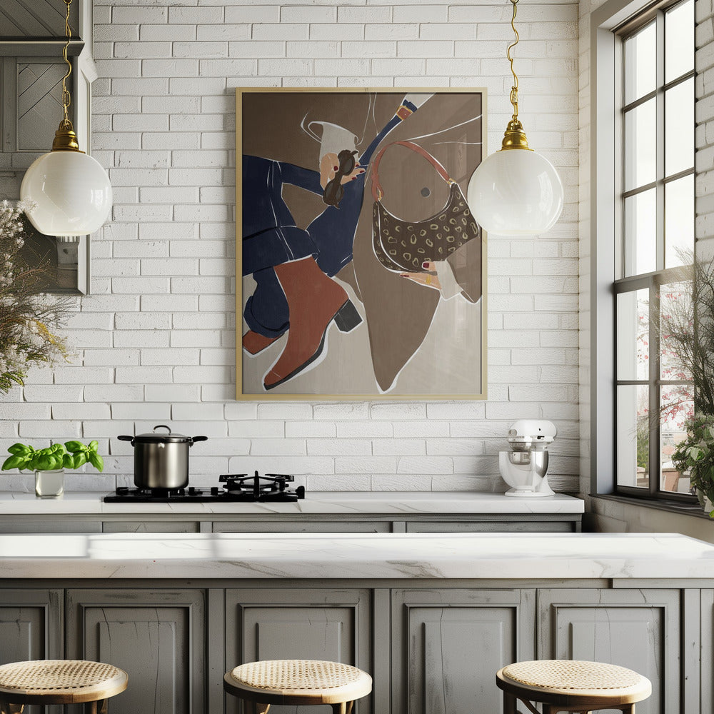 Fall Fashion Vibes Art Print By Ivy Green Illustrations Poster