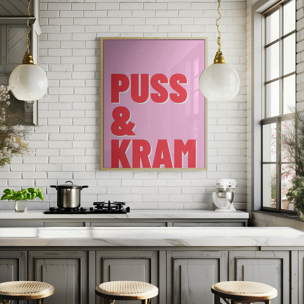 Puss och Kram Poster