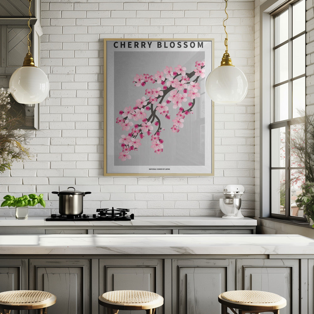 Cherry blossom - National flower of Japan Poster