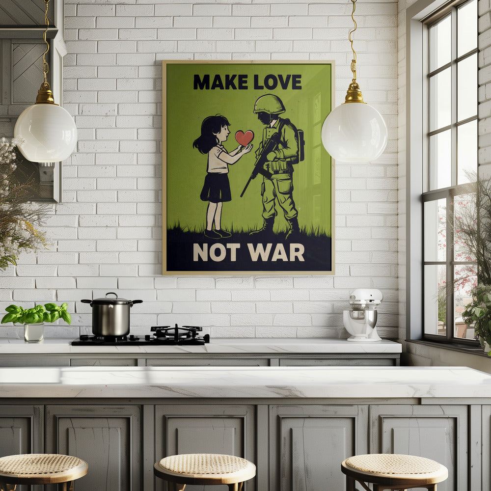 Make Love Not War Poster