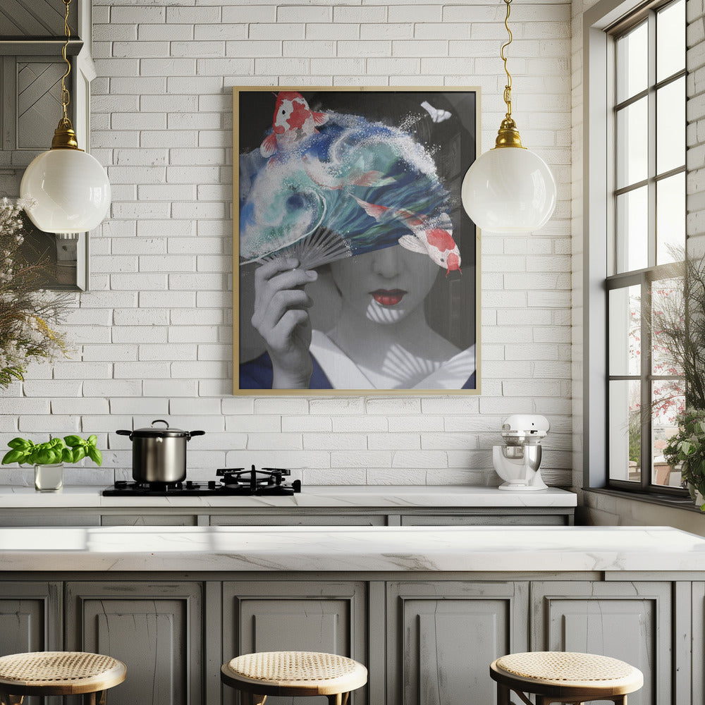 Koi Fan Poster