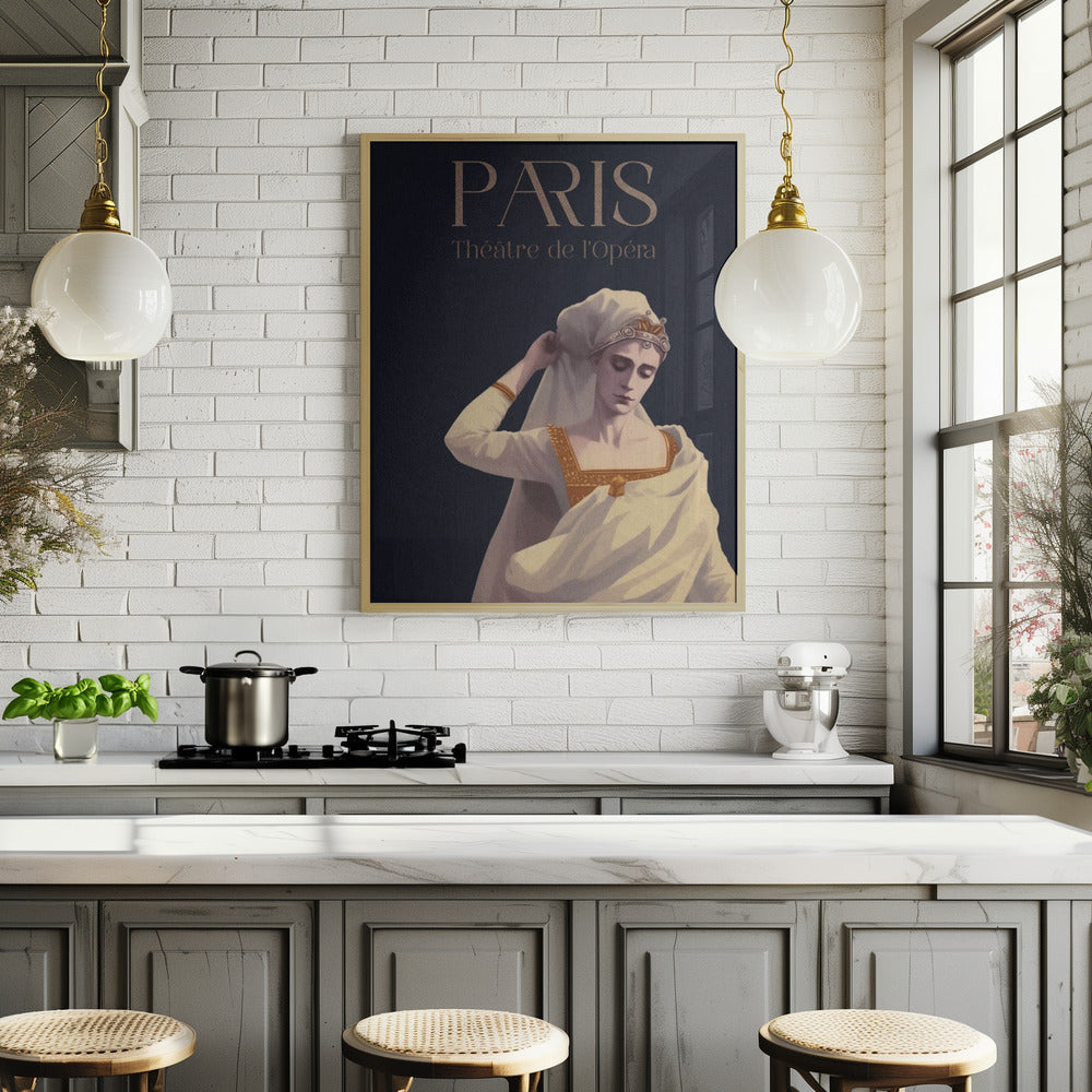 Paris - Theatre de L'Opera Poster