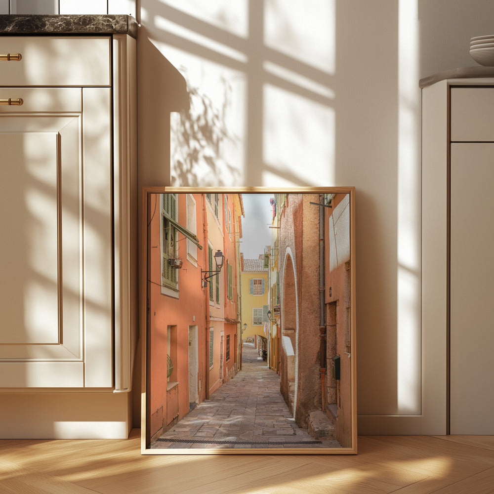 Streets of Menton Poster