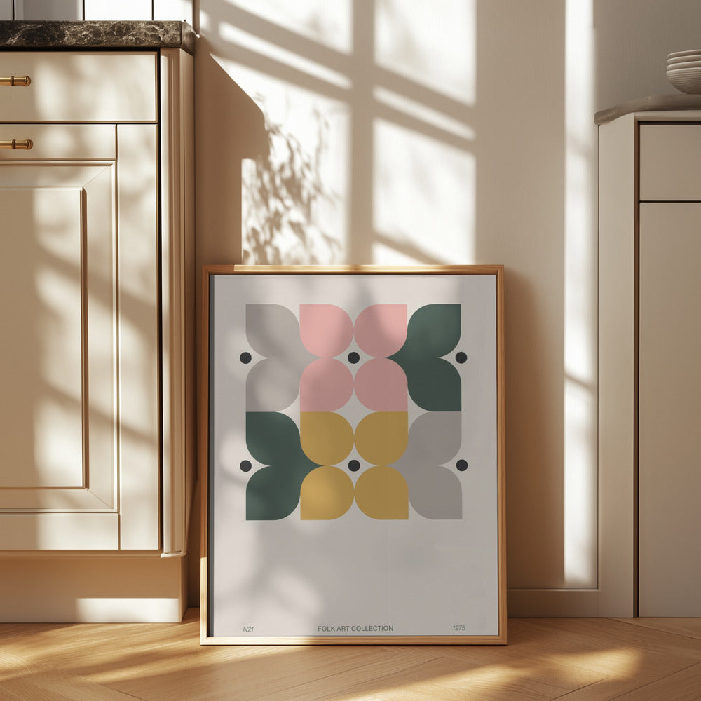 Modern folk art collection no 21 Poster