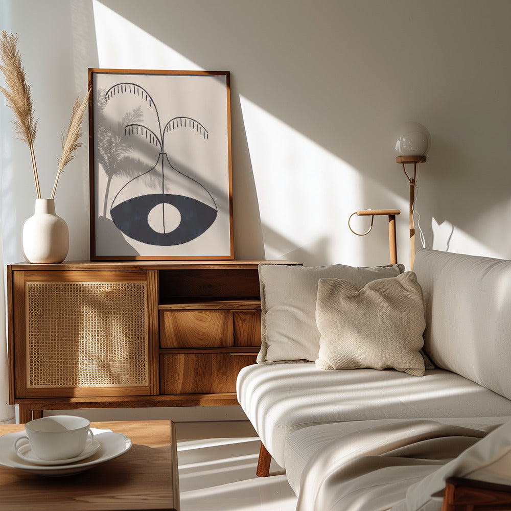 Evil Eye Vase Poster