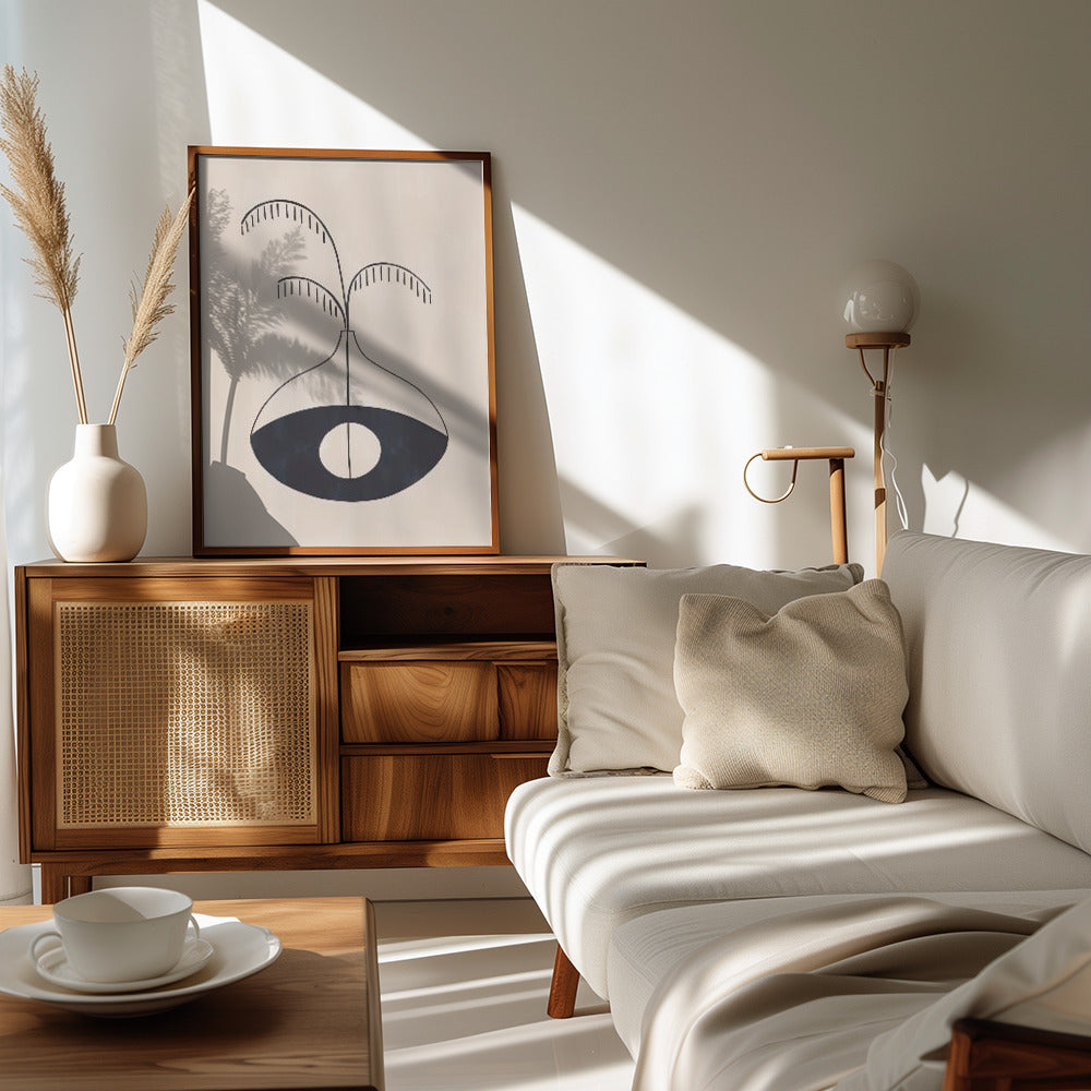 Evil Eye Vase Poster