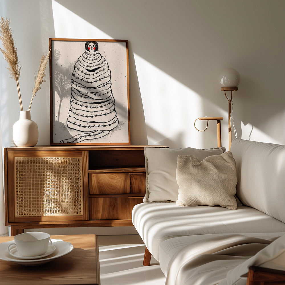 Cuddled Up In Knits Poster