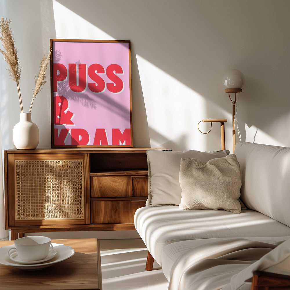 Puss och Kram Poster
