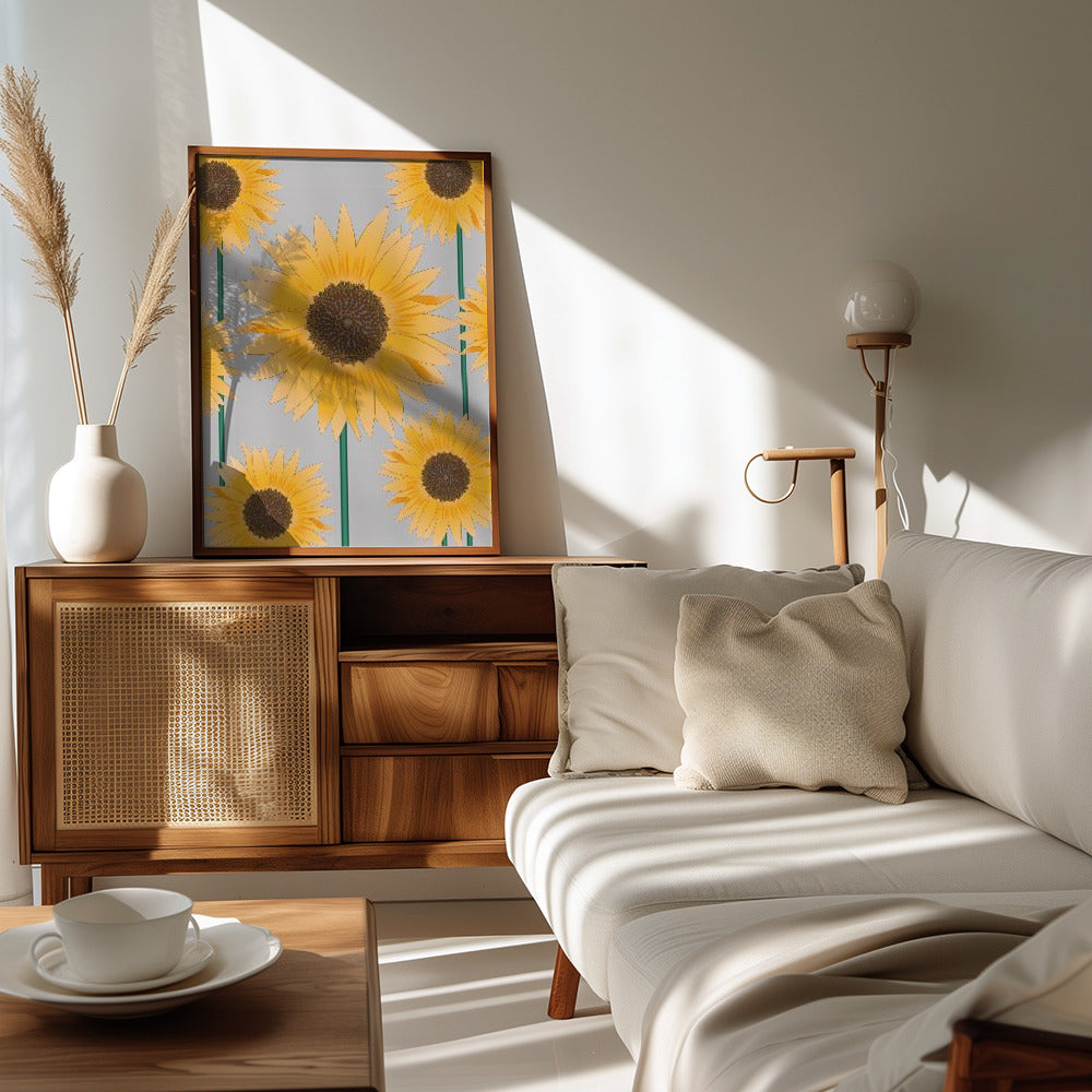 Sunflower - National flower och Ukraine Poster