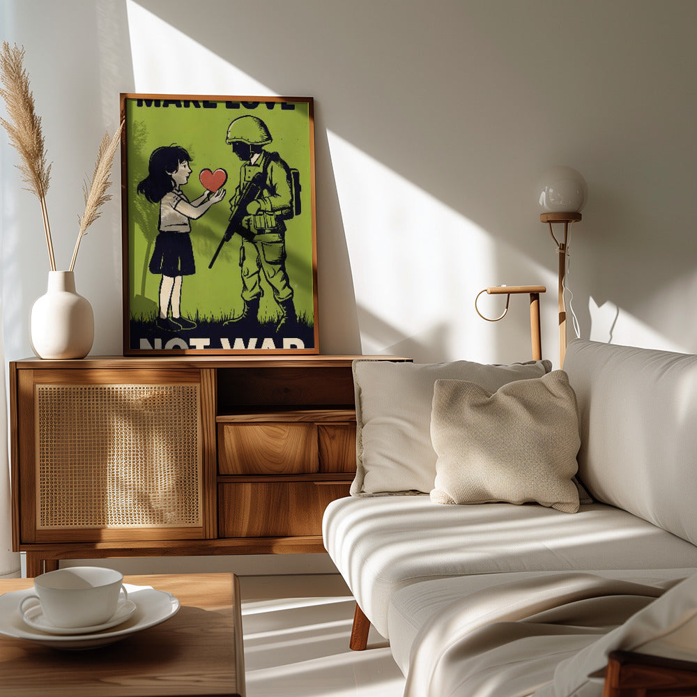 Make Love Not War Poster