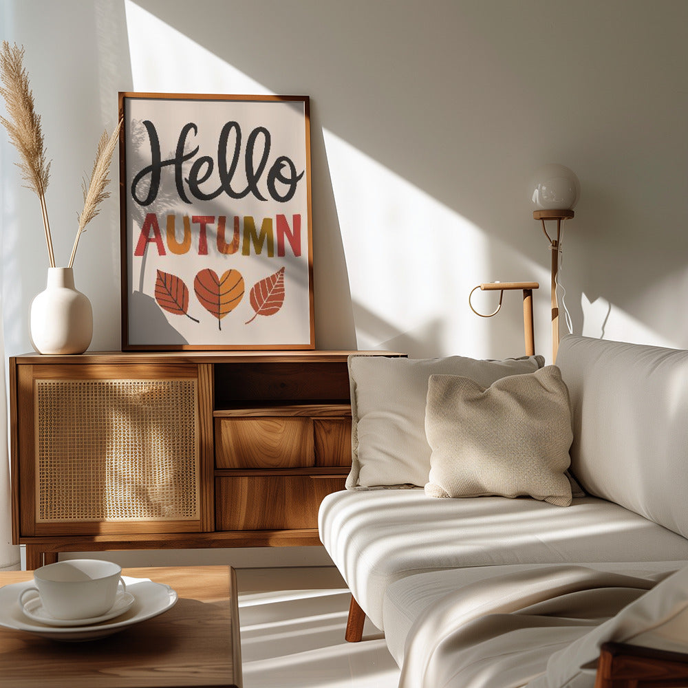 Hello Autumn Poster