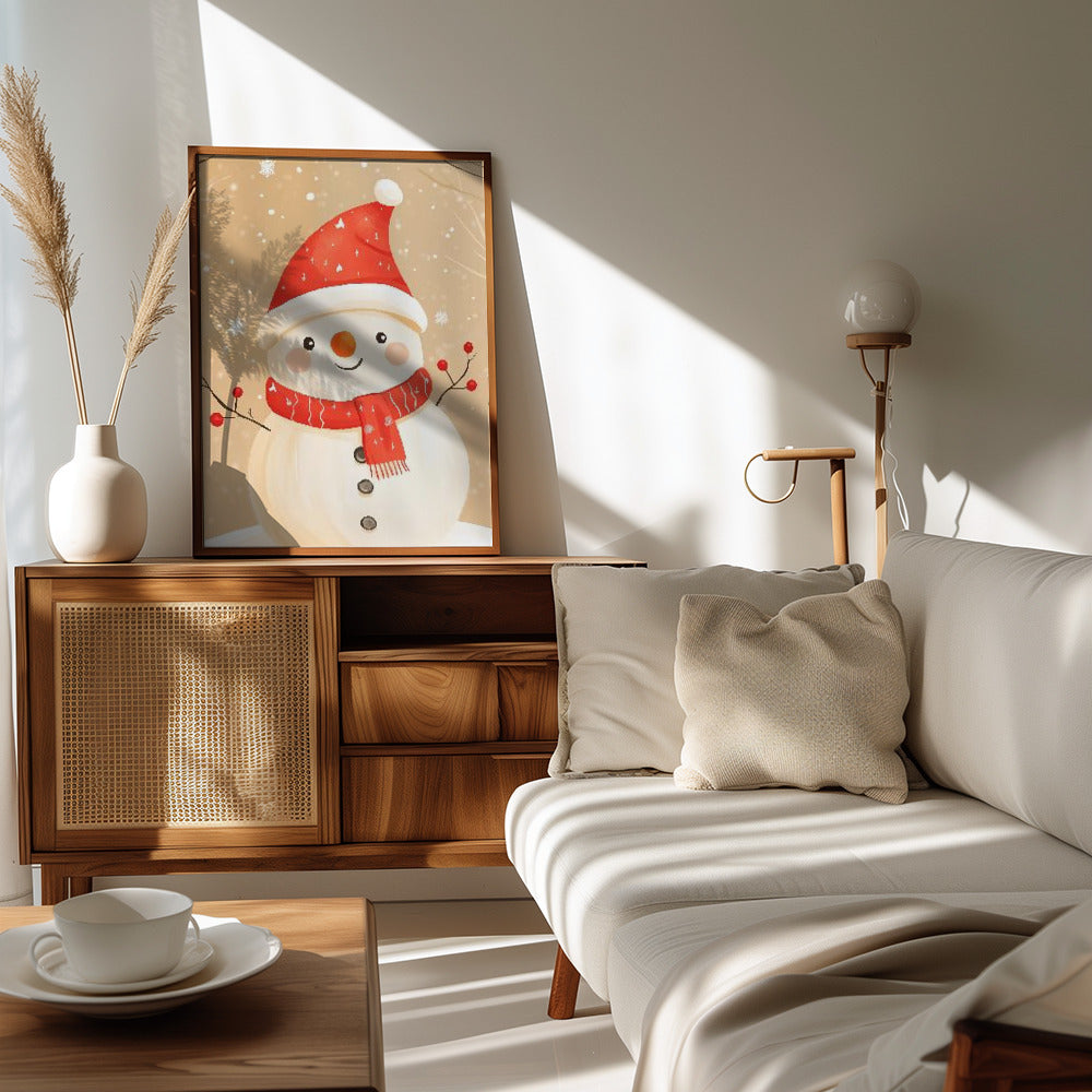 Christmas Snowman Poster