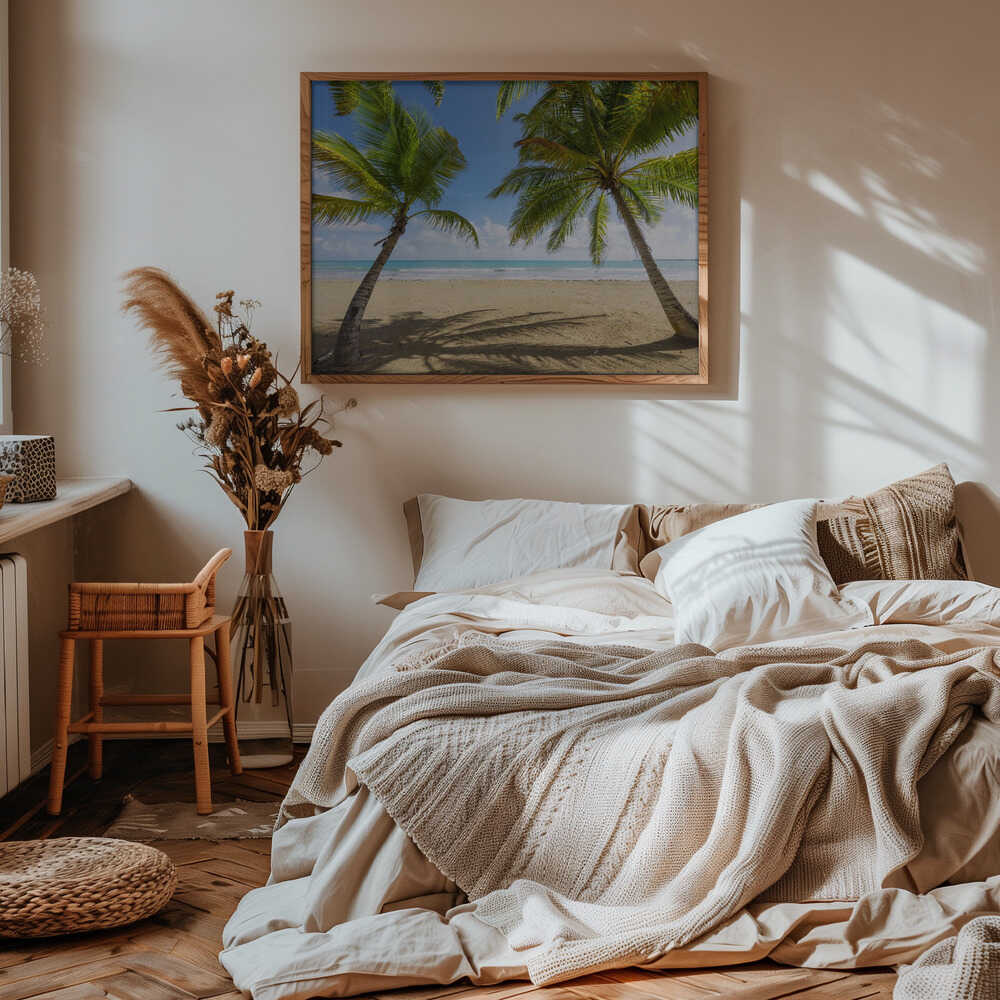Palmy Beach Poster