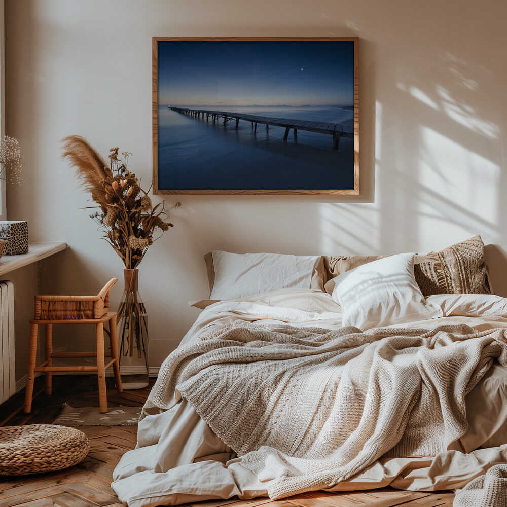 Blue Jetty Poster