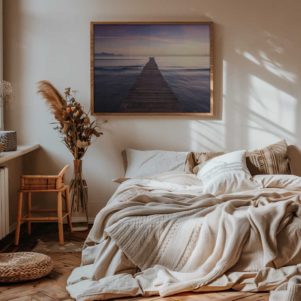 Purple Jetty Poster