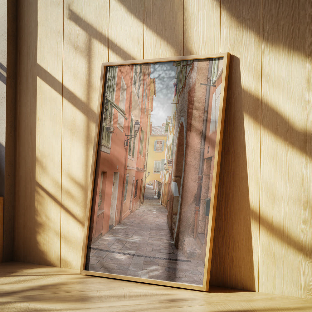 Streets of Menton Poster