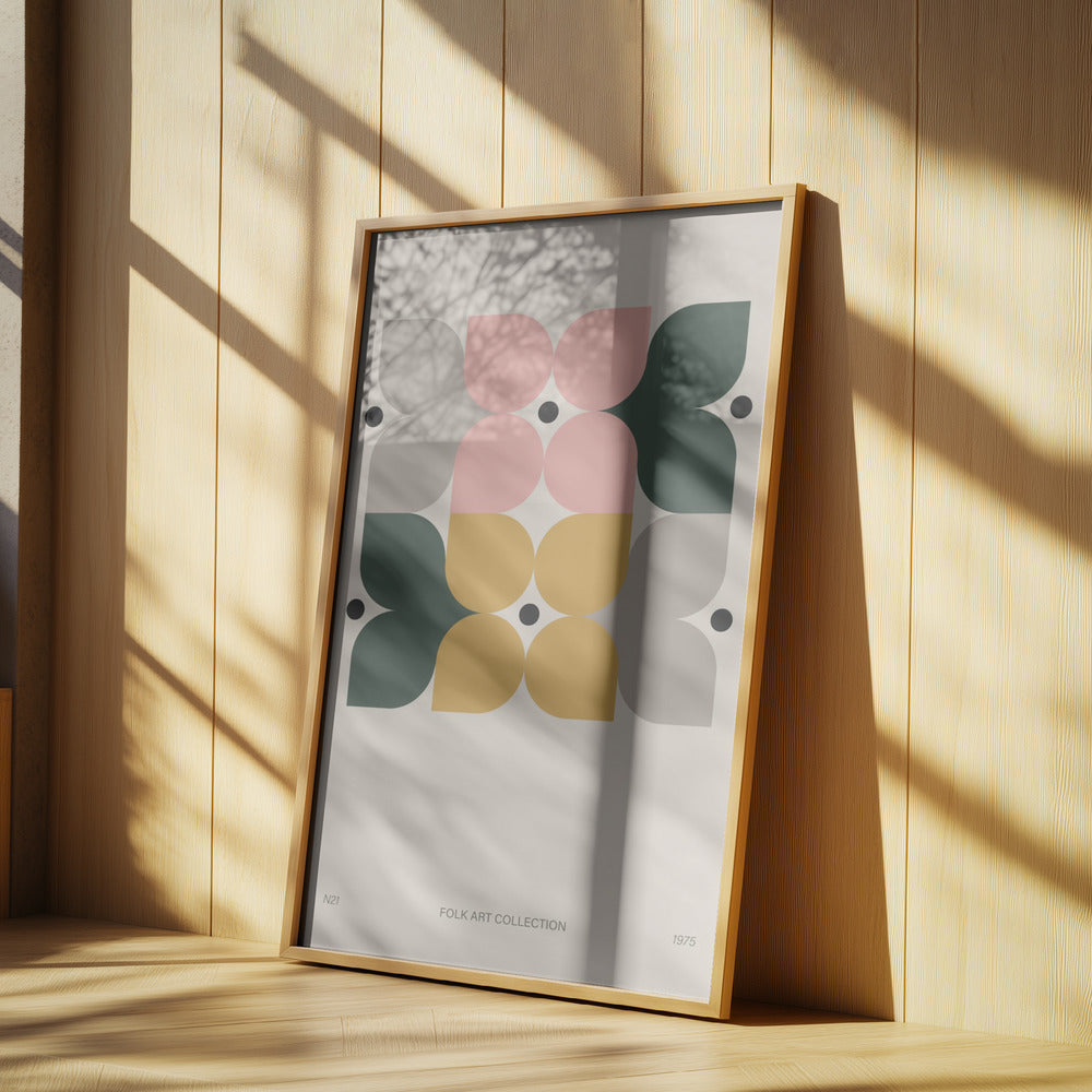Modern folk art collection no 21 Poster