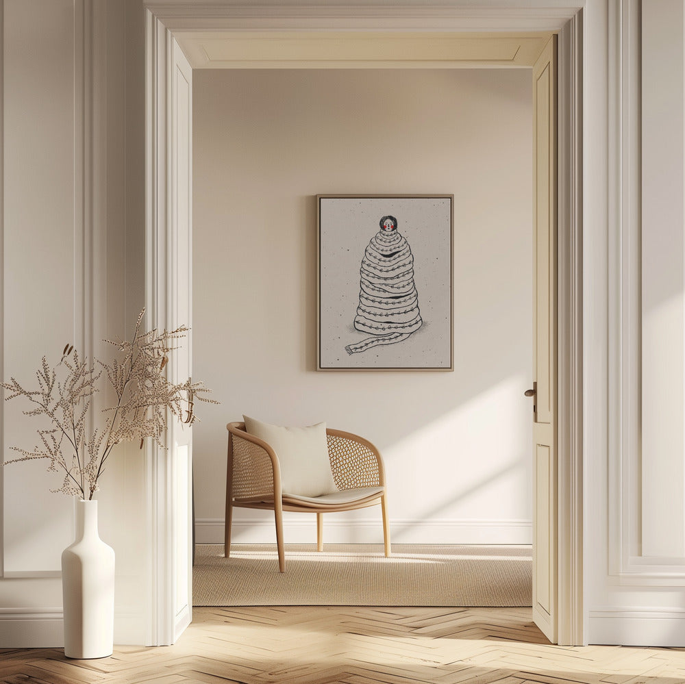 Cuddled Up In Knits Poster
