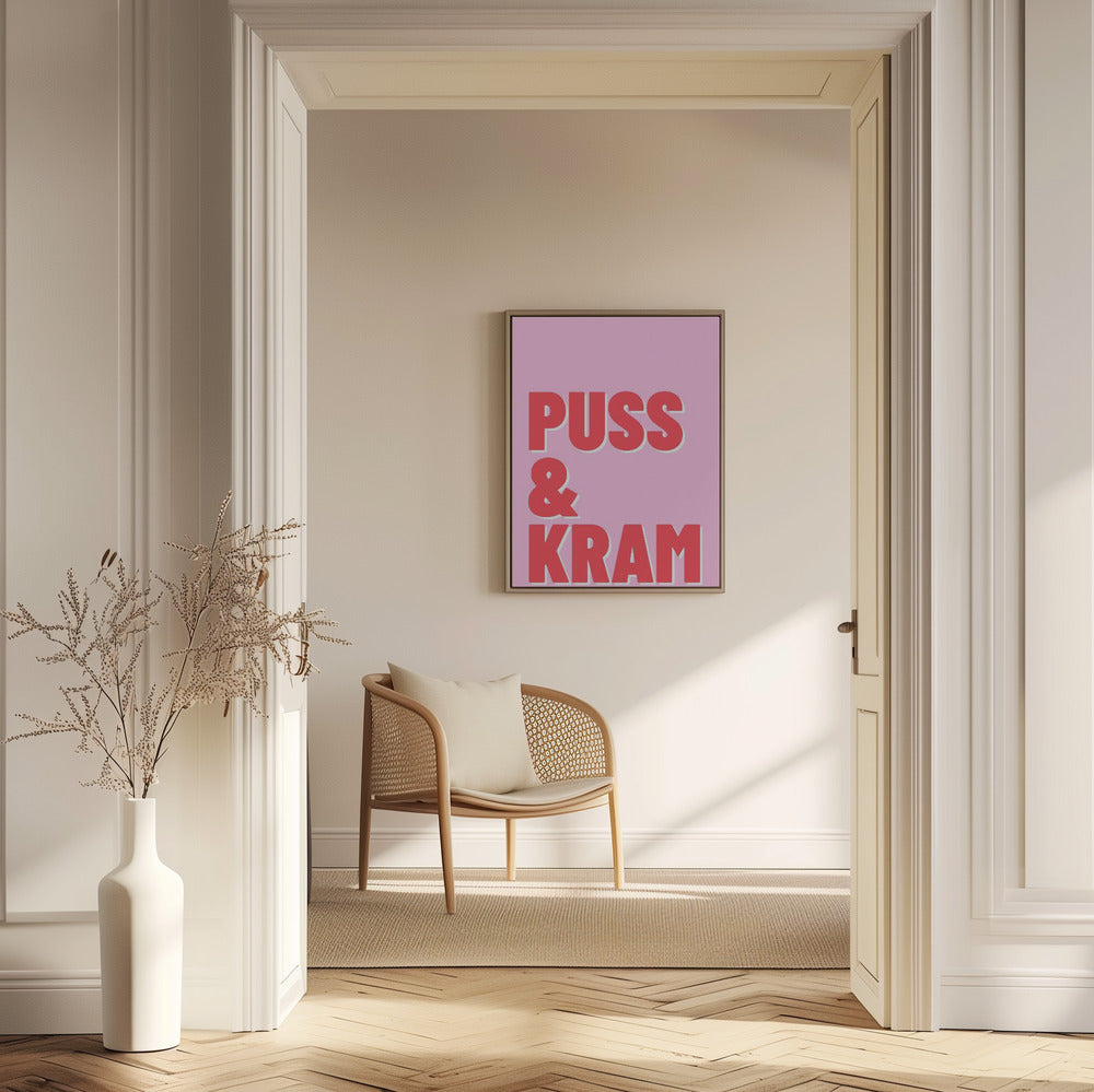 Puss och Kram Poster
