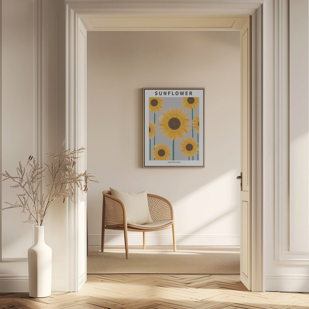 Sunflower - National flower och Ukraine Poster