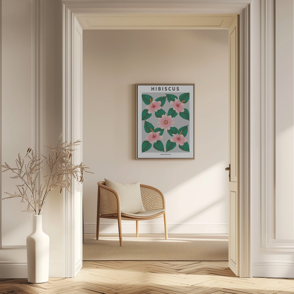 Hibiscus - National flower of Haiti Poster