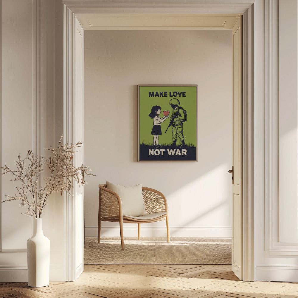 Make Love Not War Poster