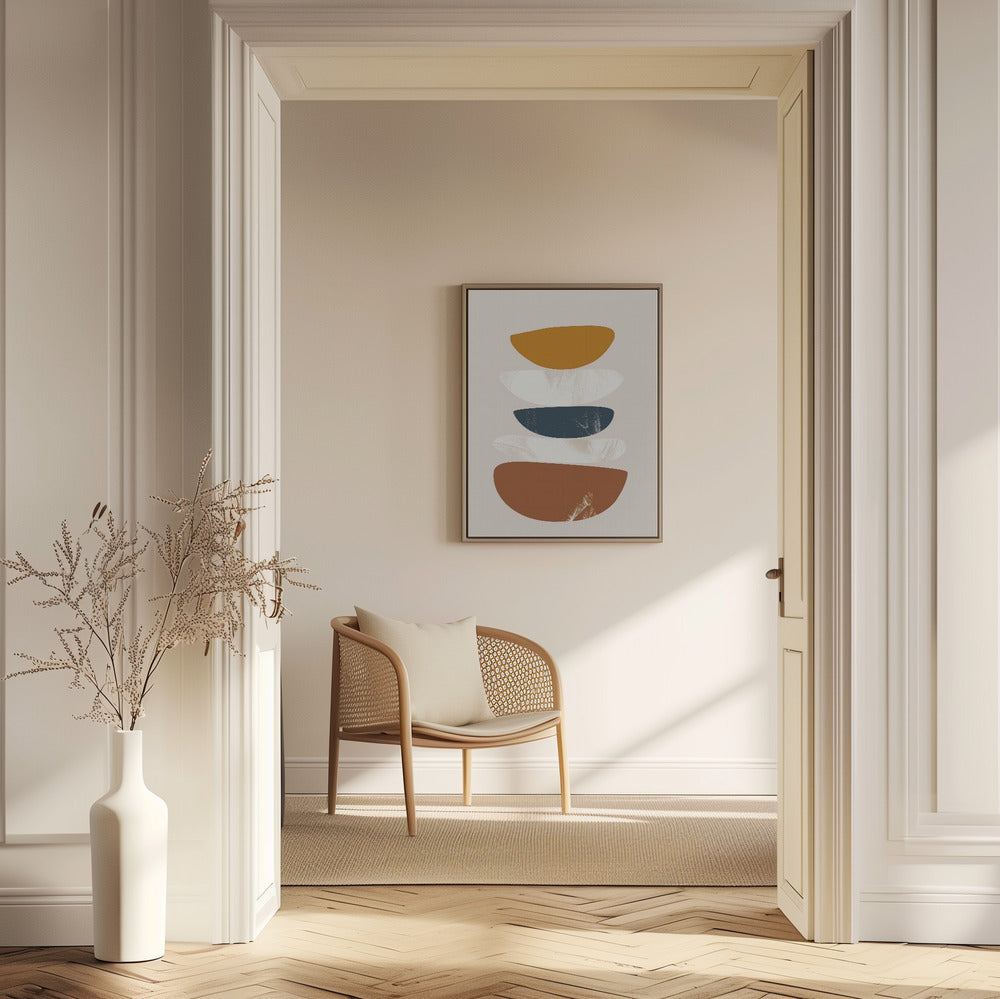 Abstract Minimalist Shapes No 1 Poster