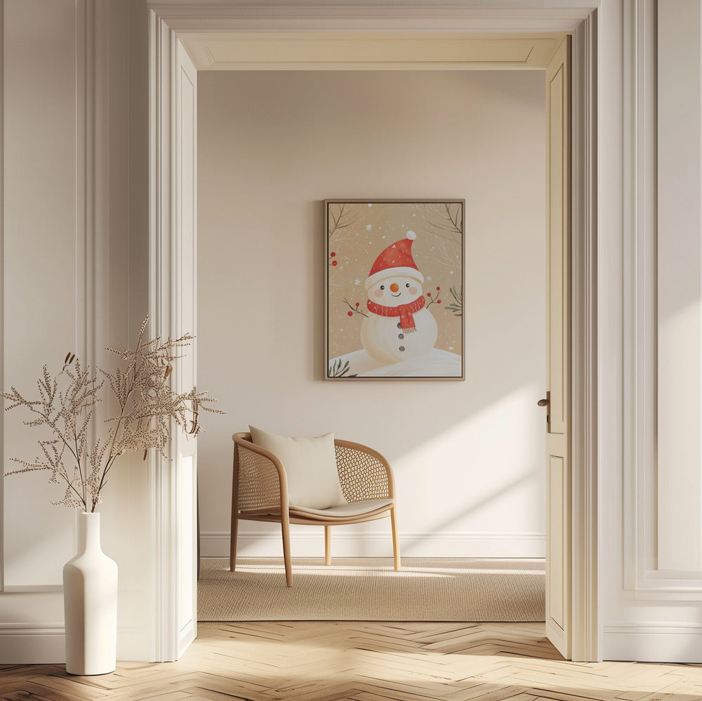 Christmas Snowman Poster