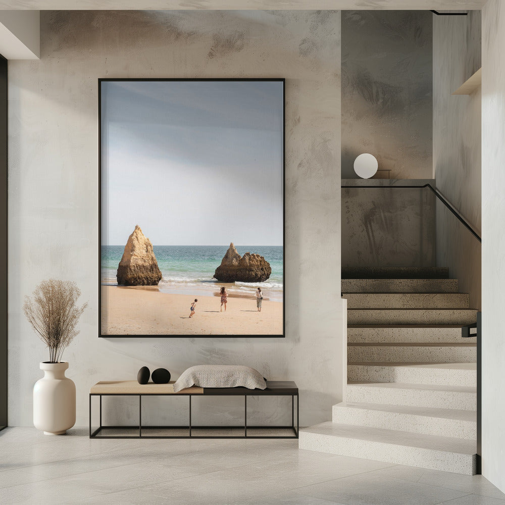 Portugese Beach Poster