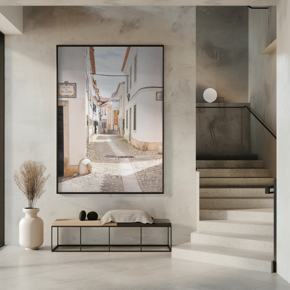 Streets of Cascais Poster