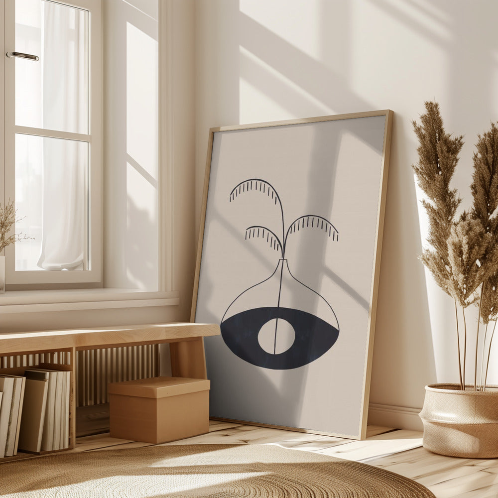 Evil Eye Vase Poster